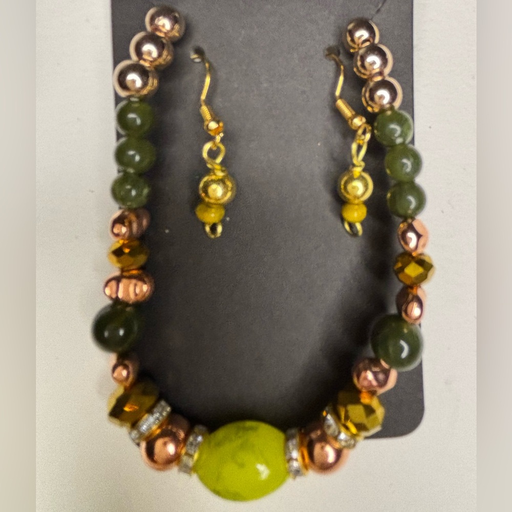 🍁Fall Bracelet and earrings set🍁